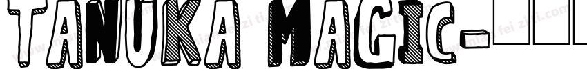 TANUKA MAGIC字体转换